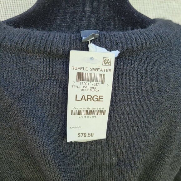 INC Puff-Sleeves Acrylic Blend Sweater Women's. Size Large. New With Tags. - Picture 10 of 12